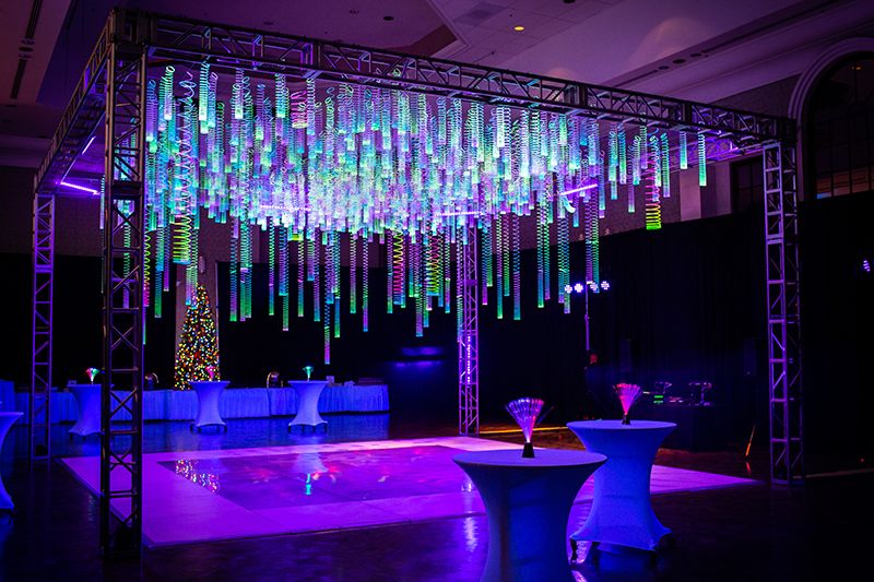 Black Light Event Lighting | Triad DJ & Events